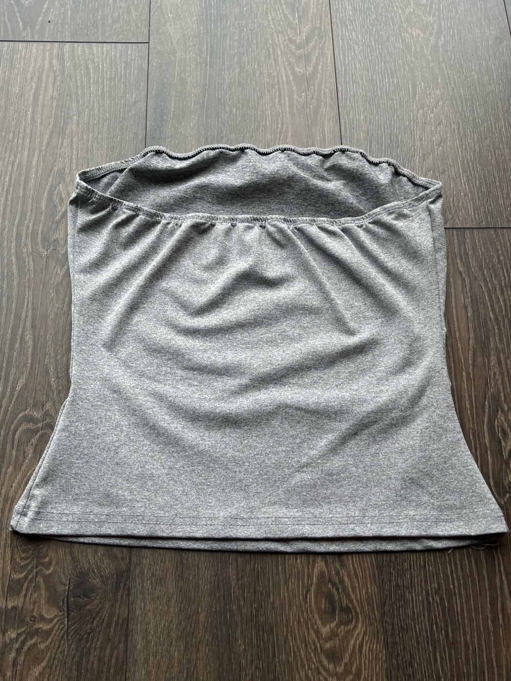 Gray Strapless Tube Top - Picture 2 of 5